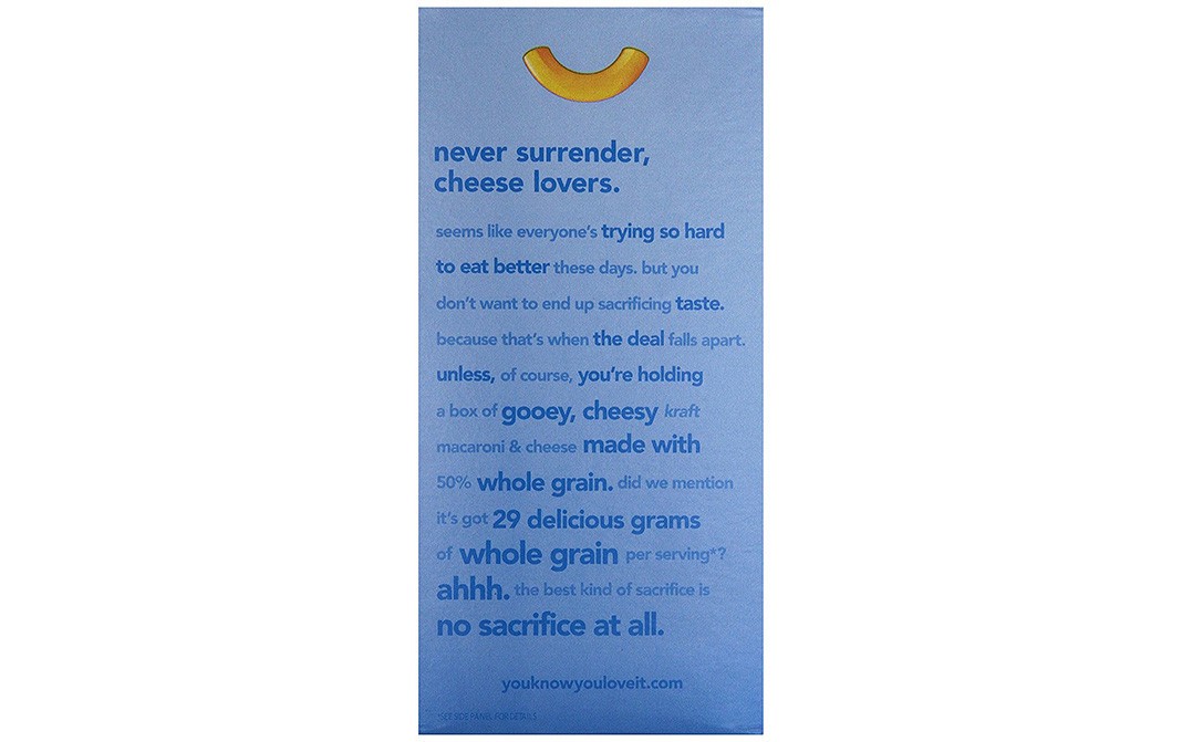 Kraft Macaroni & Cheese Dinner, Whole Grain & Cheesy   Box  170 grams
